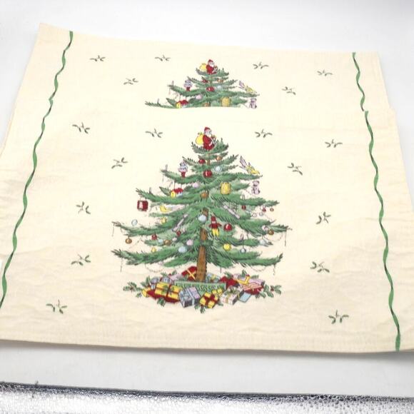 NEW Set of 4 Spode Christmas Tree Placemats - Picture 3 of 7